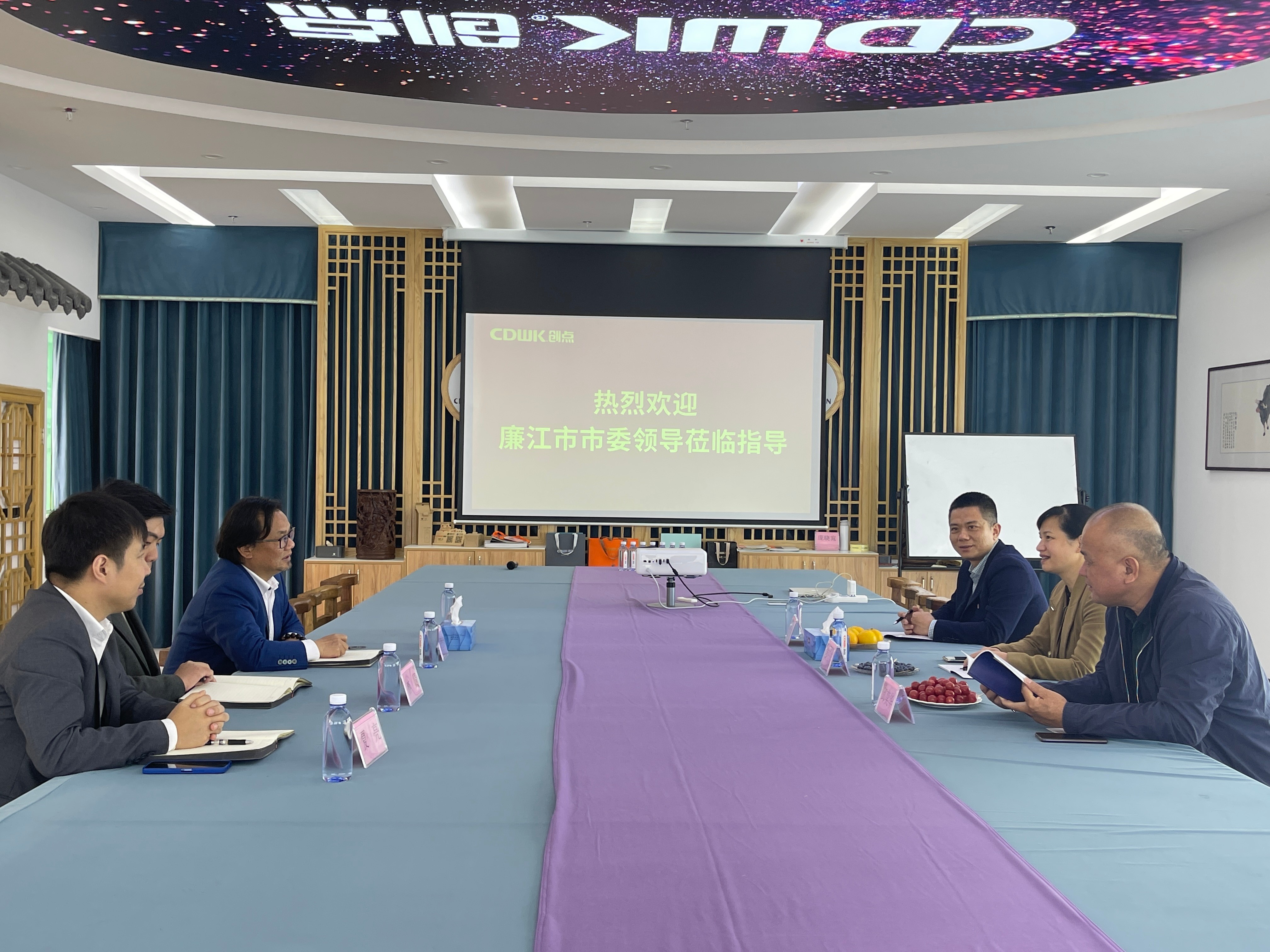 熱烈歡迎廉江市市委領(lǐng)導(dǎo)蒞臨創(chuàng)點參觀指導(dǎo)！